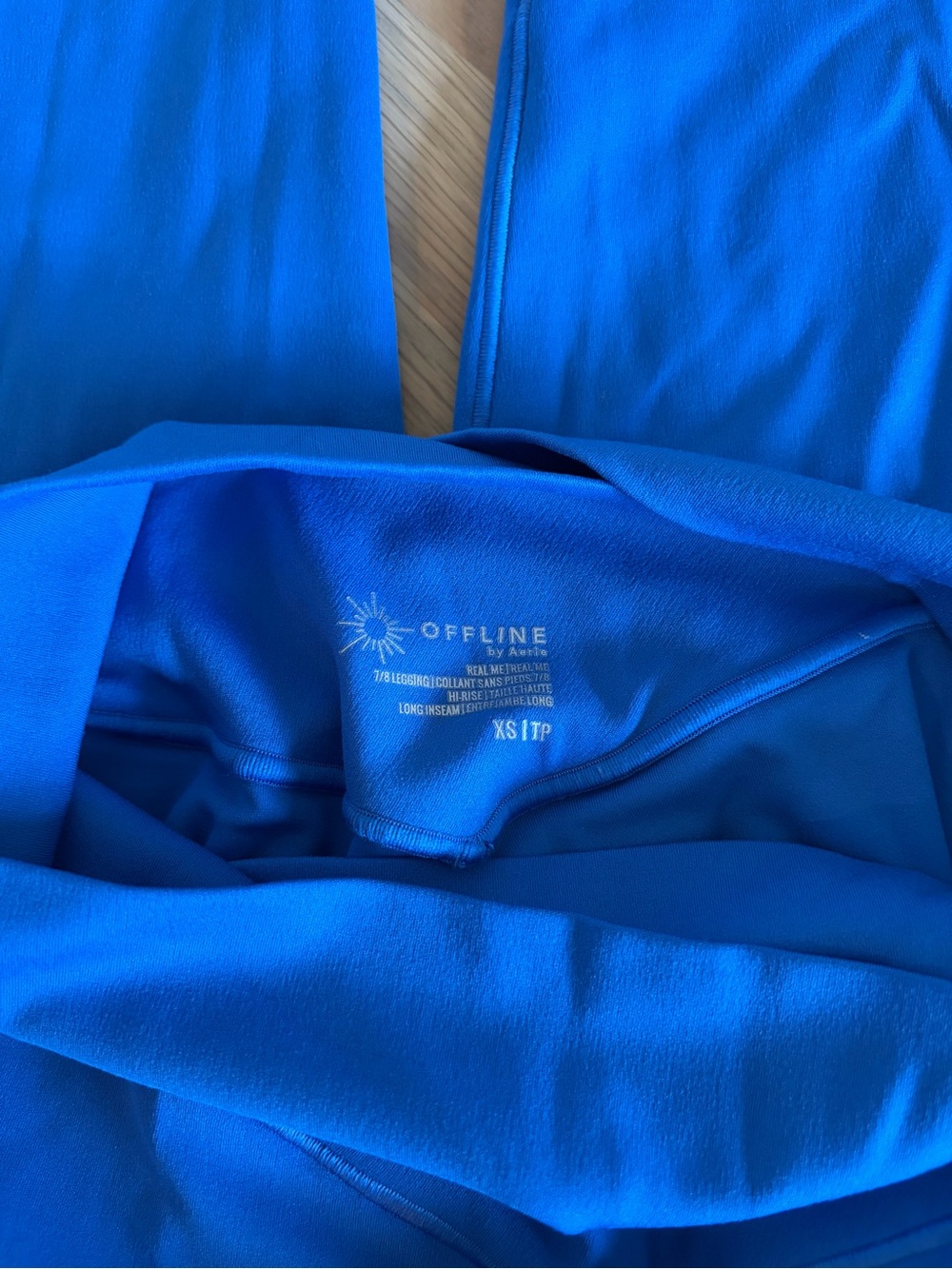 aerie Bright Blue High-Rise Leggings